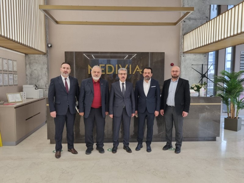 Kaymakamımız Medivia Sağlık Grubu'nu Ziyaret Etti 